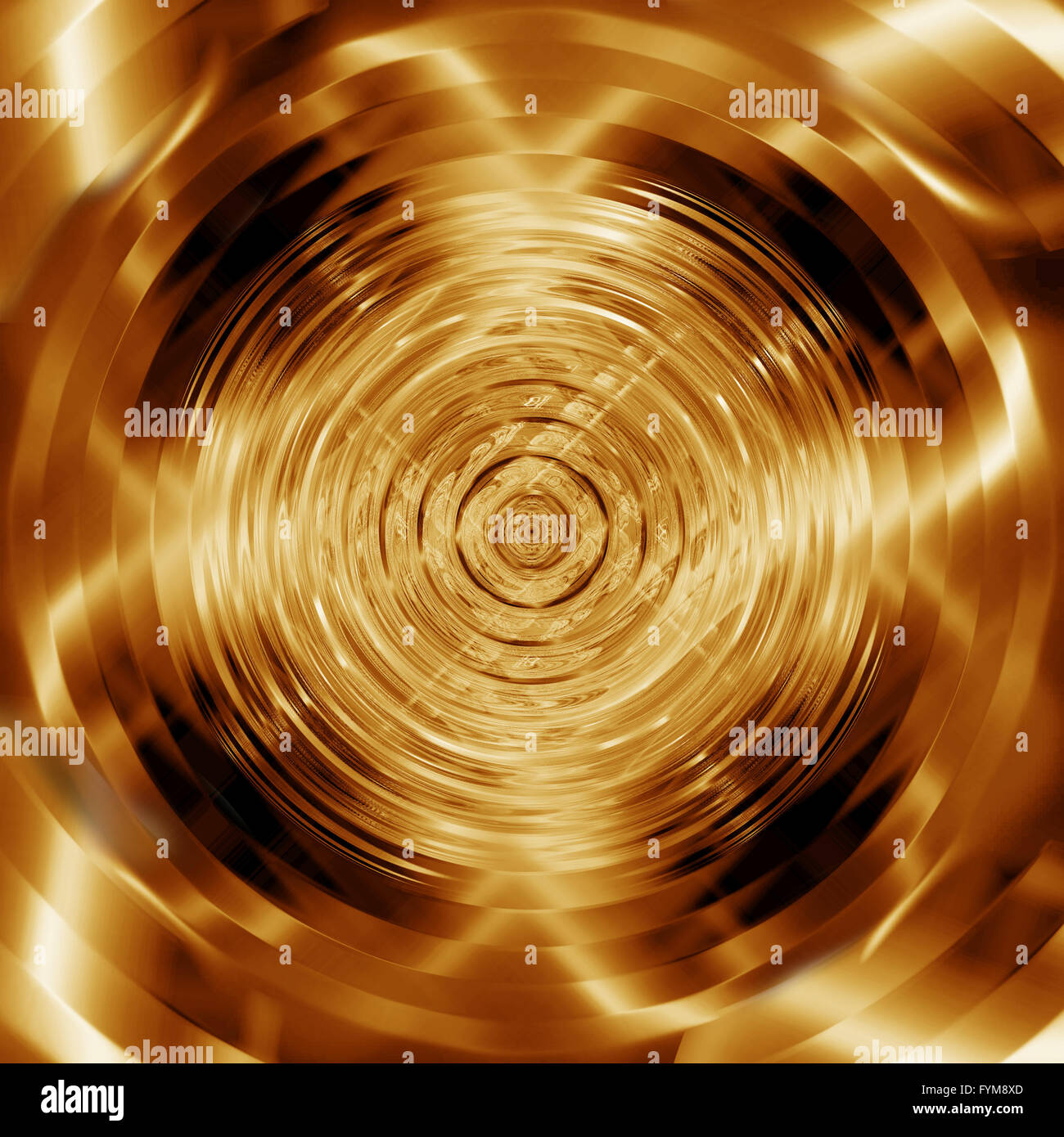Abstract golden disk for poster and music background Stock Photo Alamy