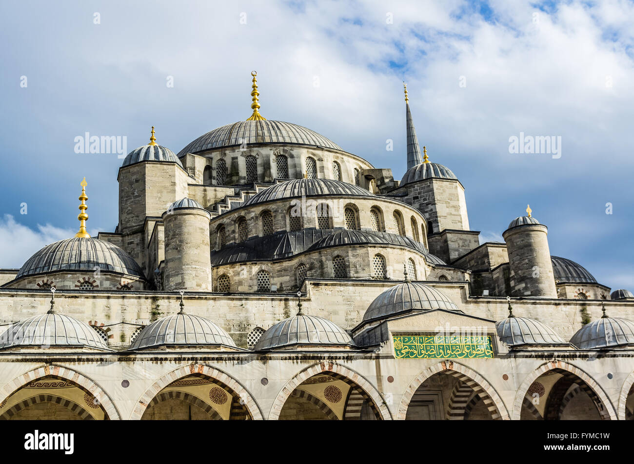 View on Blue Mosque in Istanbul Stock Photo - Alamy