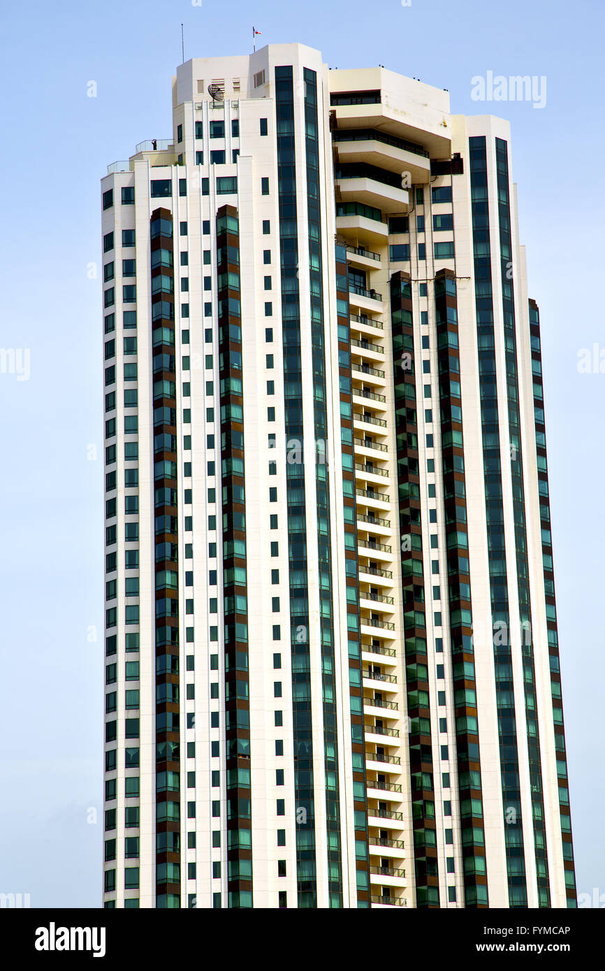 bangkok terrace thailand in the modern building skyscraper reflex Stock ...