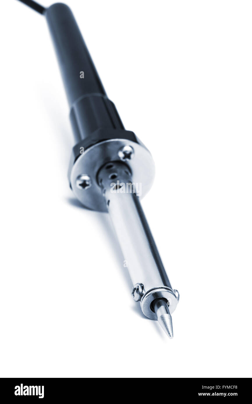 electric soldering iron Stock Photo Alamy