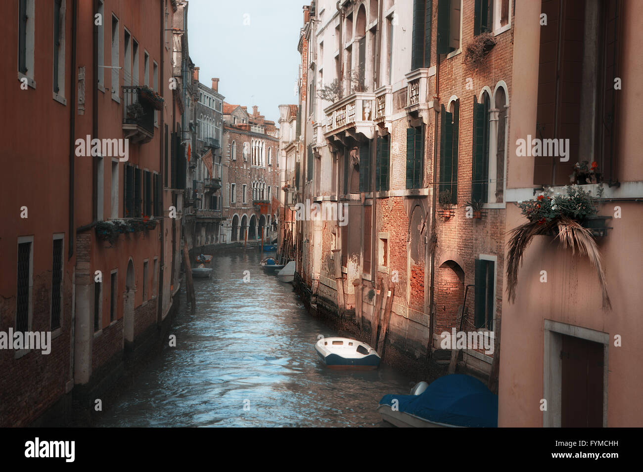 Small canal in Venice Stock Photo - Alamy