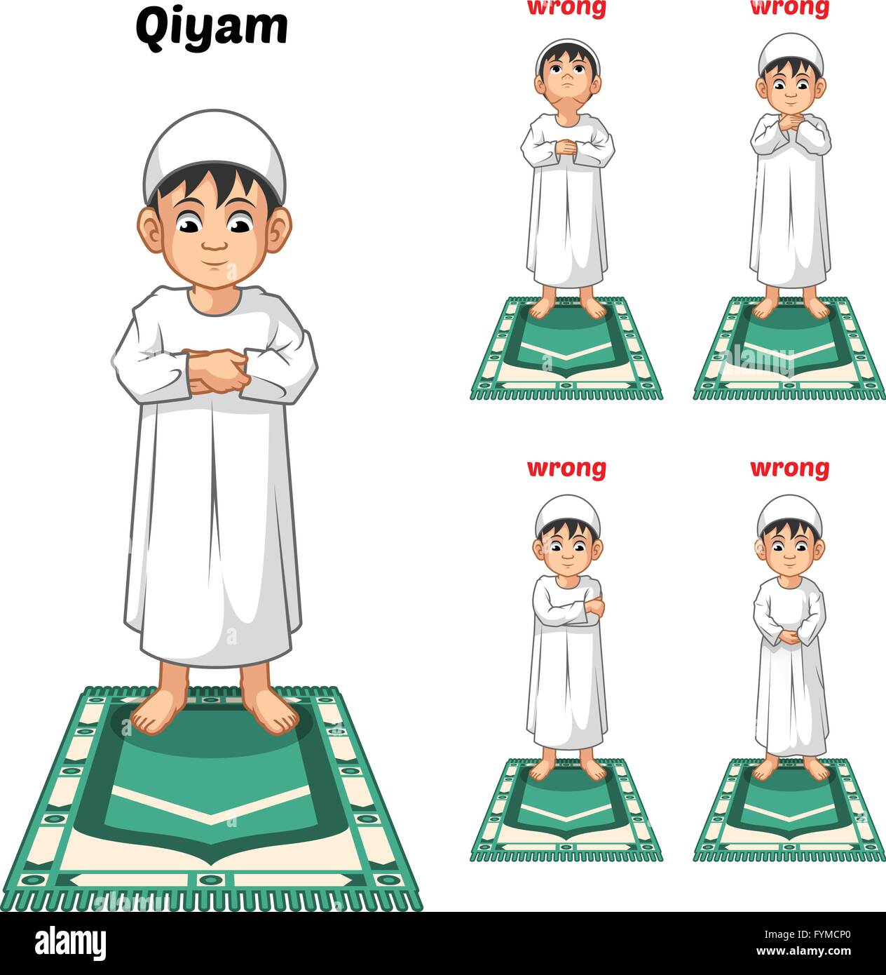 muslim prayer hands of kids