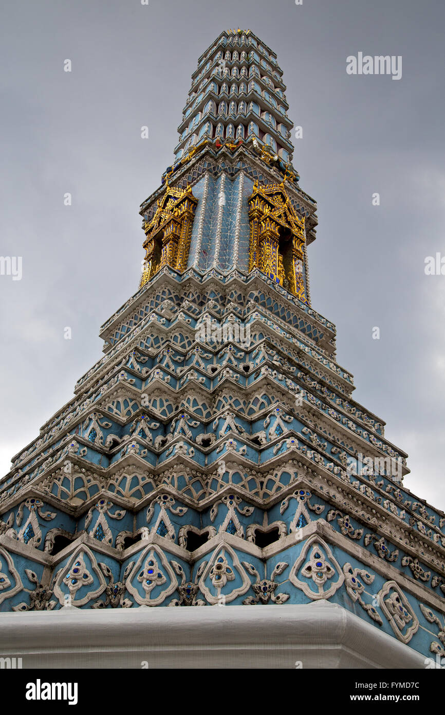 thailand bangkok in rain temple abstract mosaic Stock Photo - Alamy