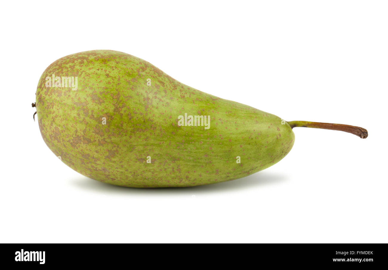Single green ripe pear Stock Photo - Alamy