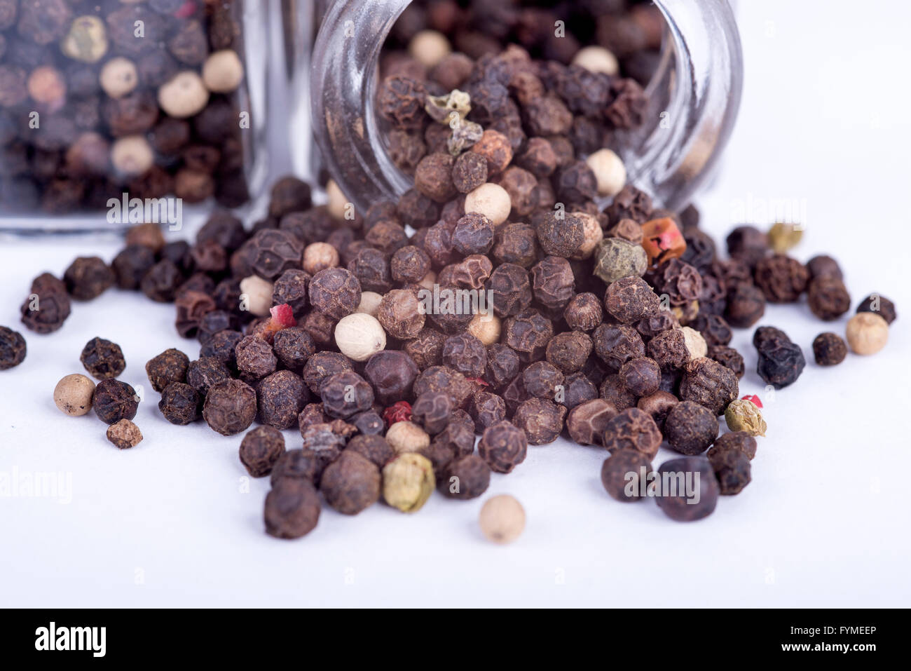 photo showing the timing of pepper on a white background Stock Photo ...