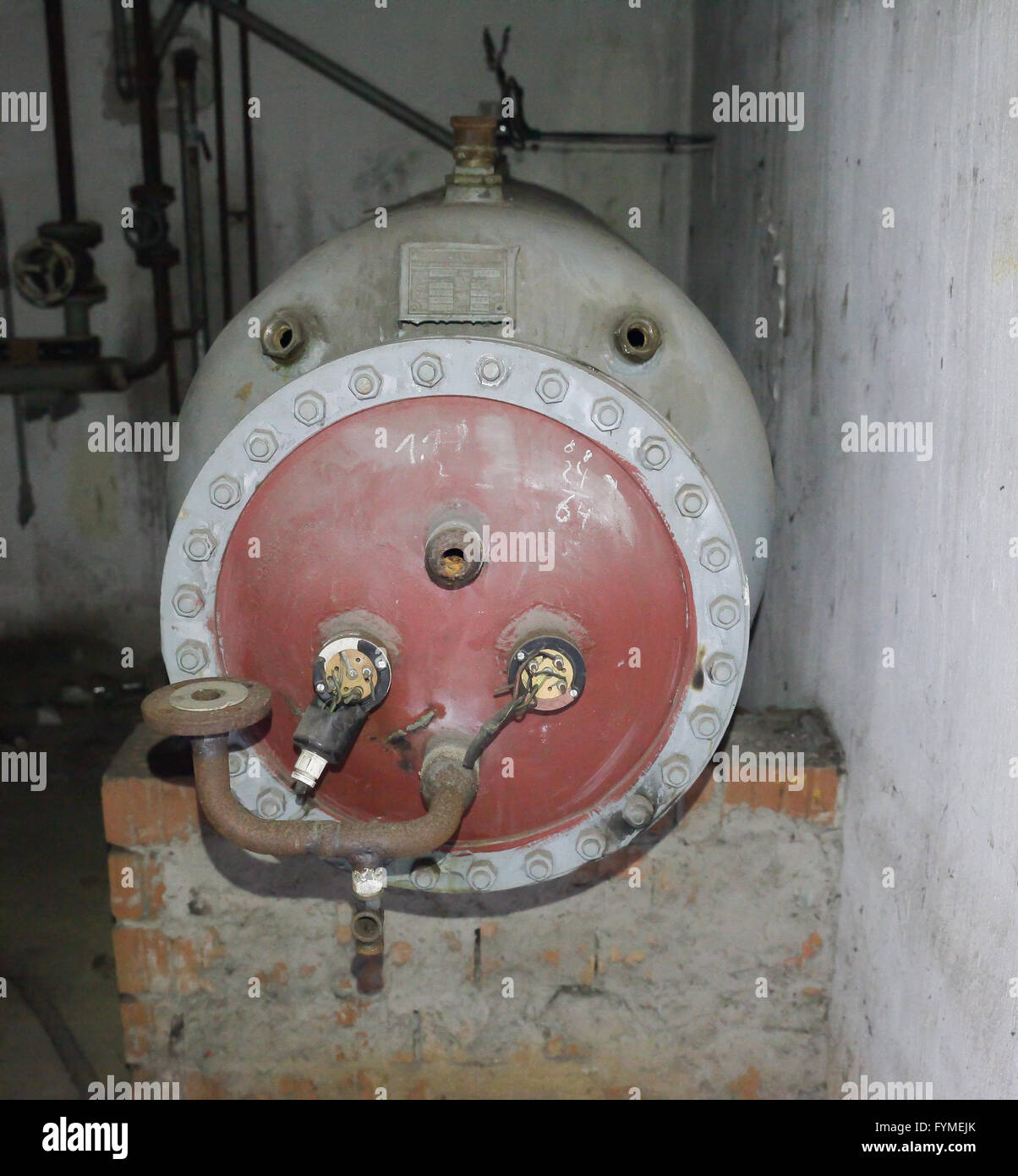 old heating system Stock Photo Alamy