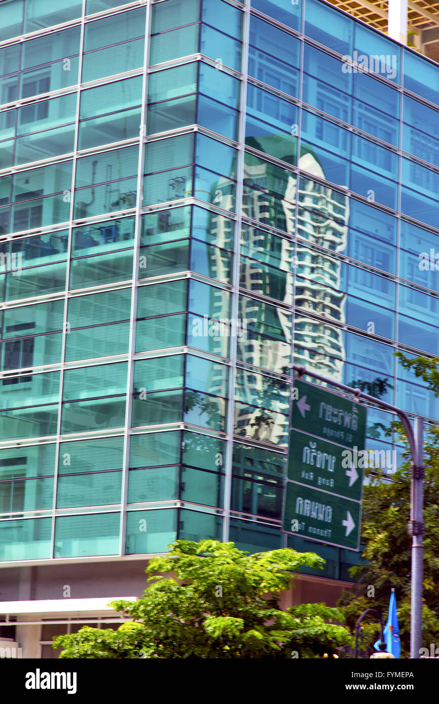 bangkok terrace thailand office street signal reflex Stock Photo - Alamy
