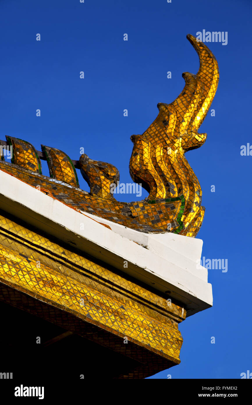 bangkok in the temple thailand abstract incision mosaic Stock Photo - Alamy
