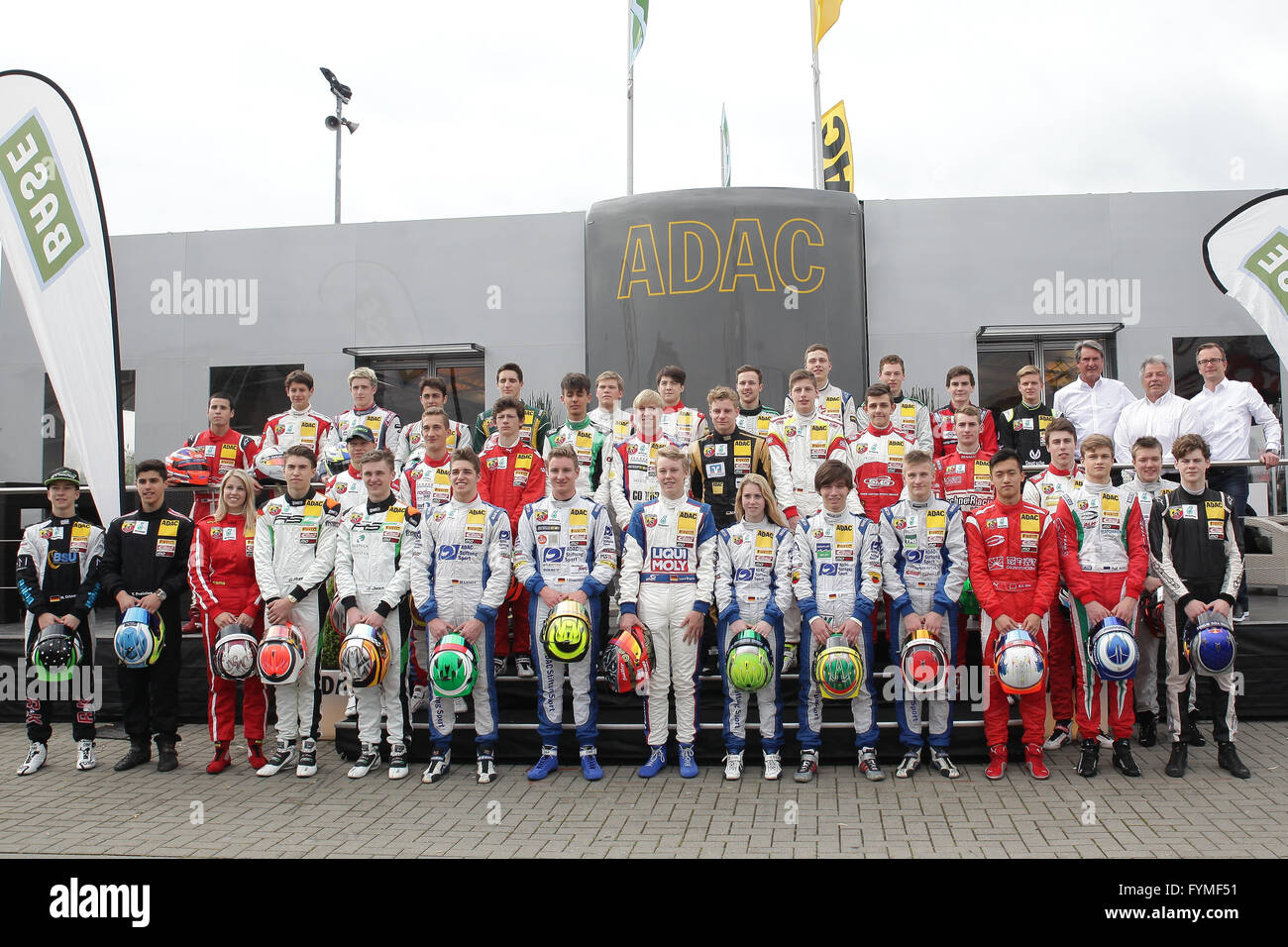 ADAC Formel 4 Teams 2015 Stock Photo
