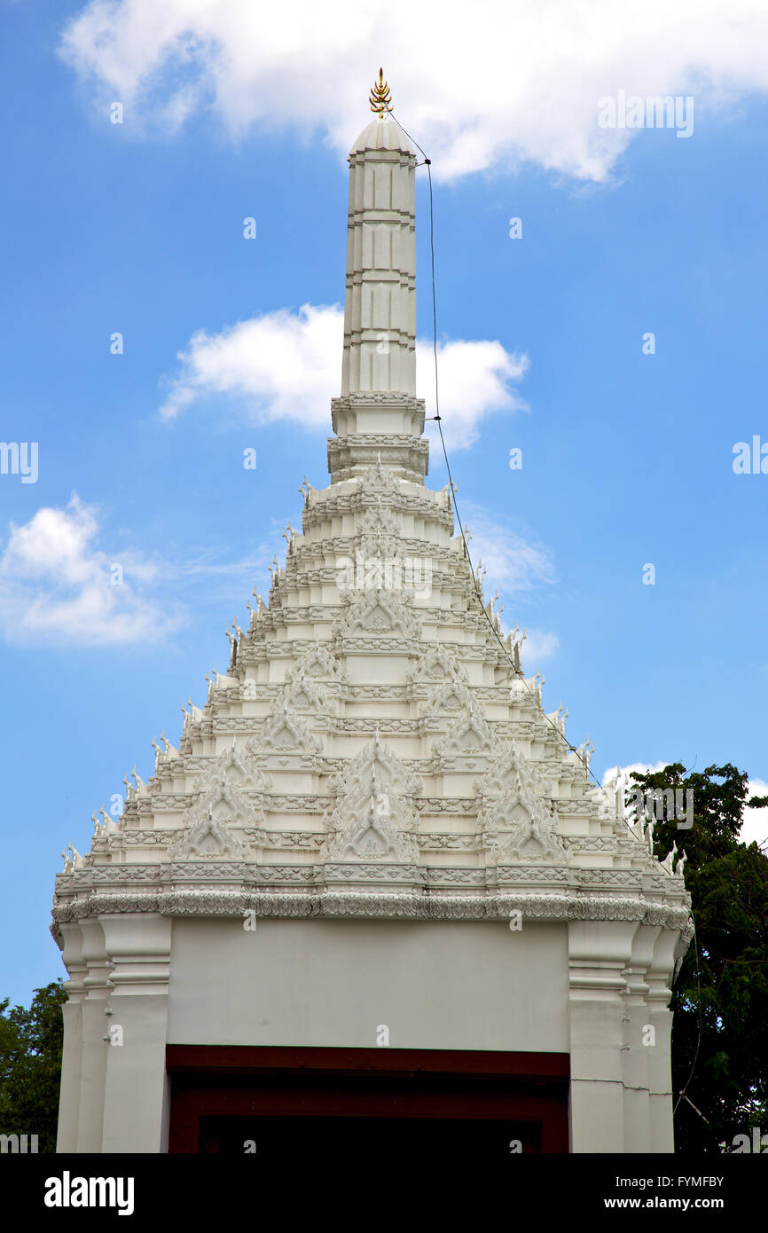 thailand asia bangkok rain temple line Stock Photo - Alamy