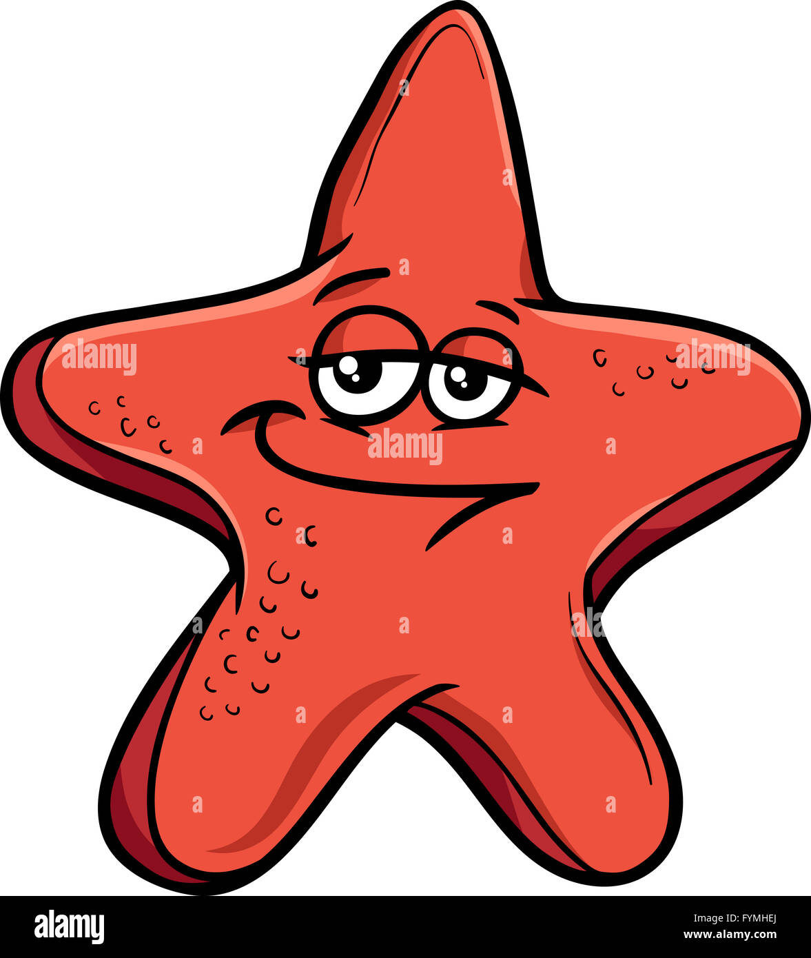 Starfish Cartoon High Resolution Stock Photography And Images Alamy