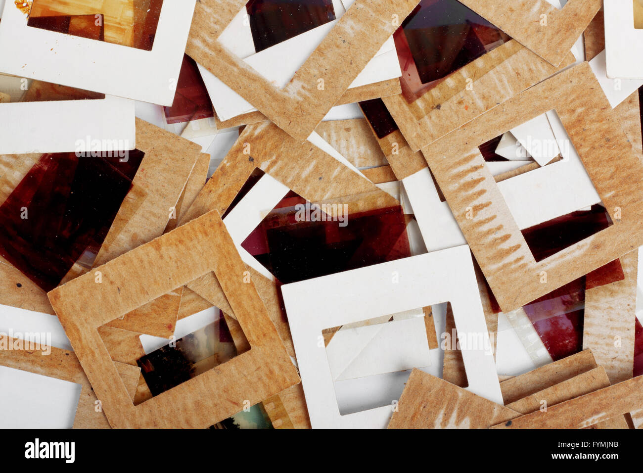 Set of vintage old slides, photos and film Stock Photo Alamy