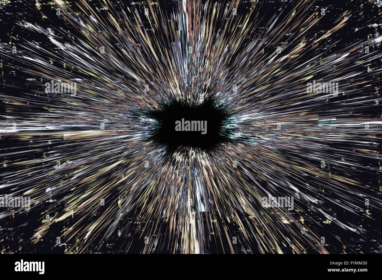 Black hole explosion background Stock Photo Alamy