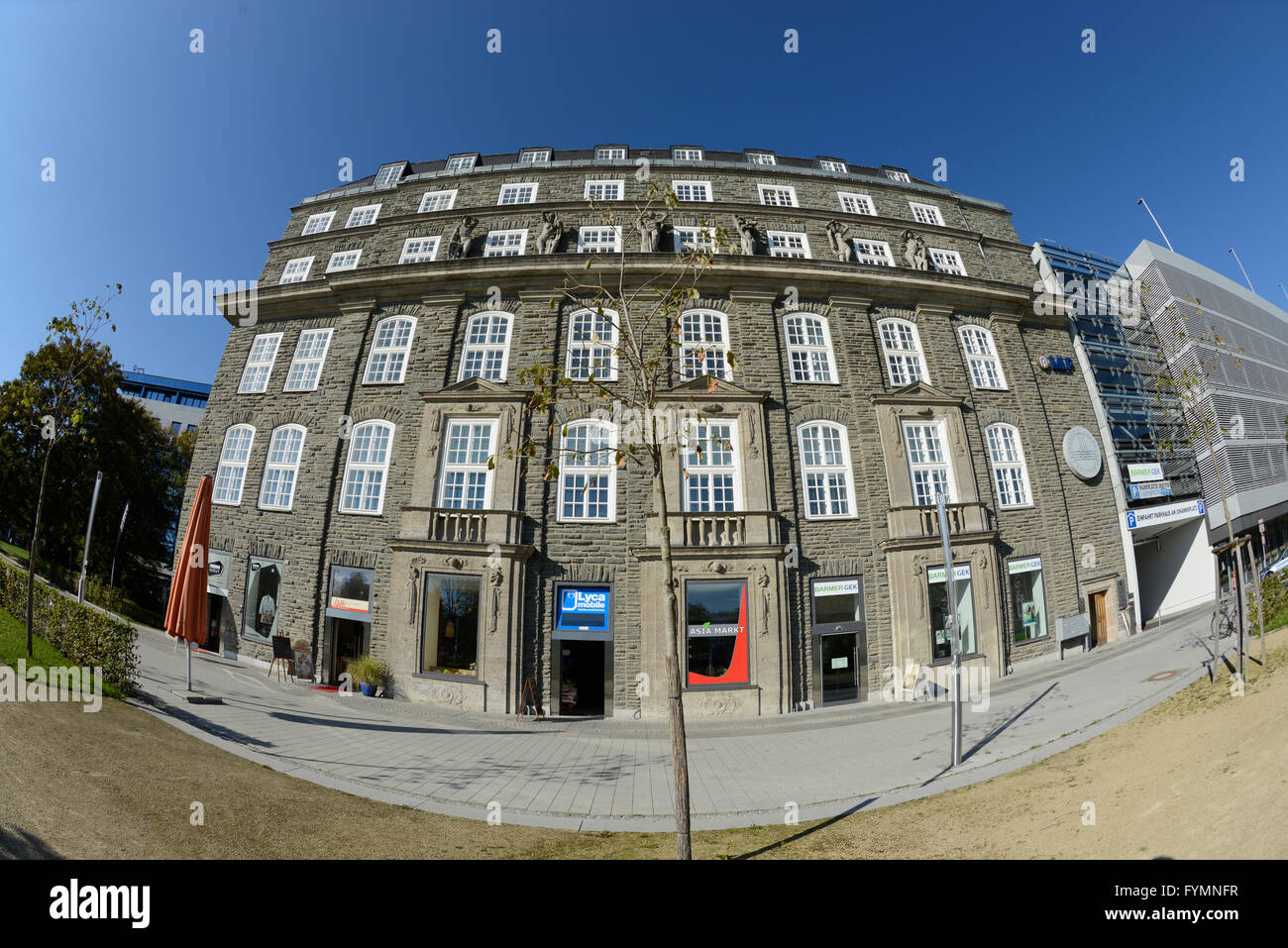 Buerohaus, Johannisplatz 10, Chemnitz, Sachsen, Deutschland Stock Photo