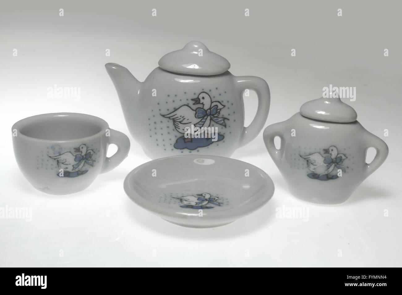 Toy teapot and cup set Stock Photo Alamy