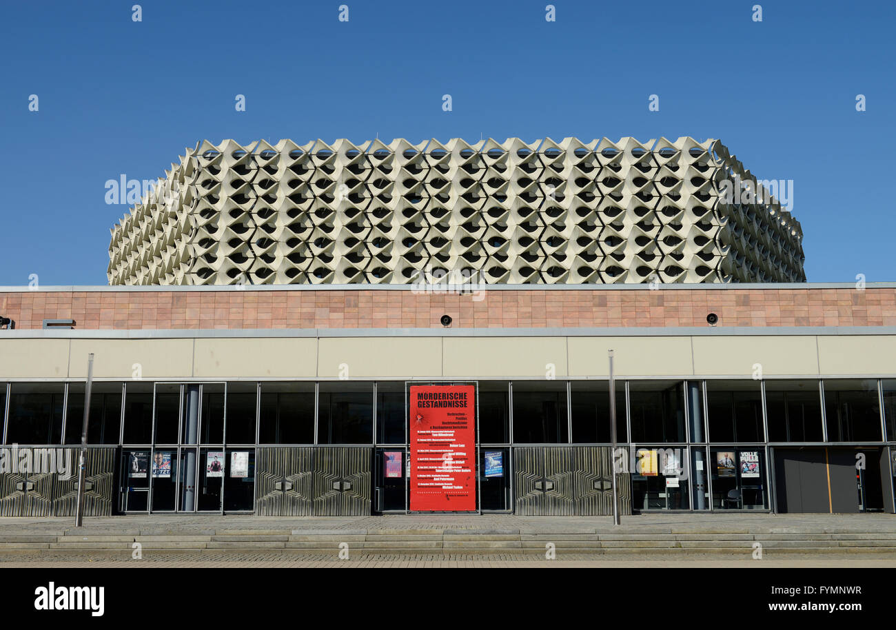 Stadthalle, Theaterstrasse, Chemnitz, Sachsen, Deutschland Stock Photo