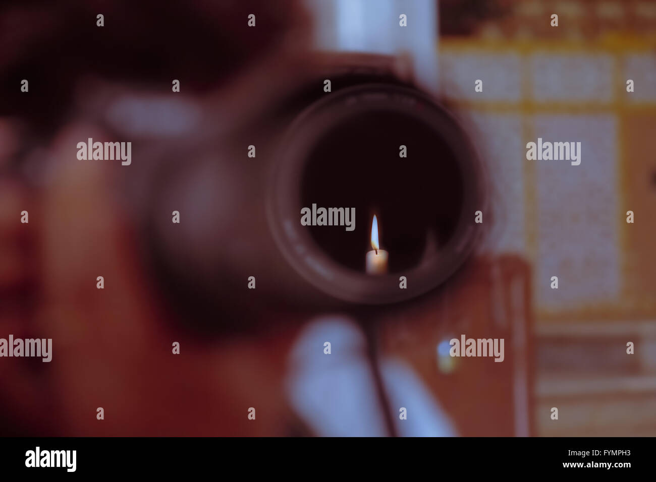 Eye reflection candle flame hires stock photography and images Alamy