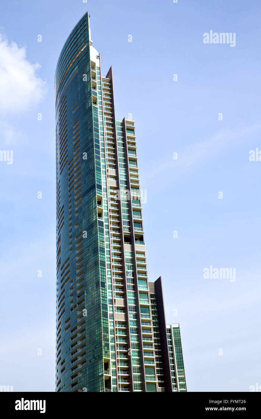 bangkok terrace thailand in office district palaces cloud Stock Photo ...