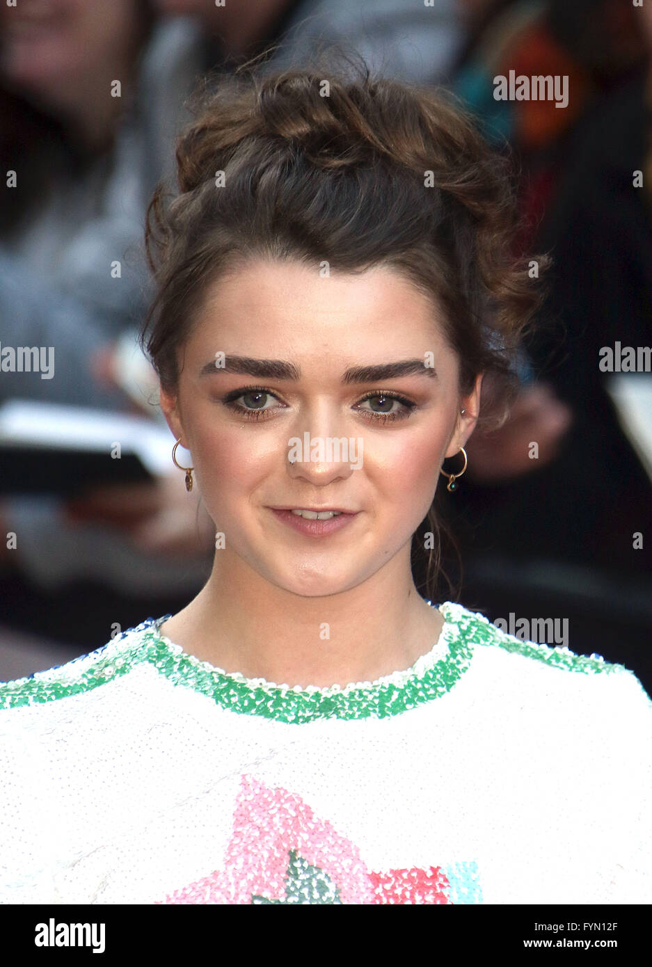 March 20, 2016 - Maisie Williams attending 'Jameson Empire Awards 2016' at Grosvenor House Hotel in London, UK. Stock Photo