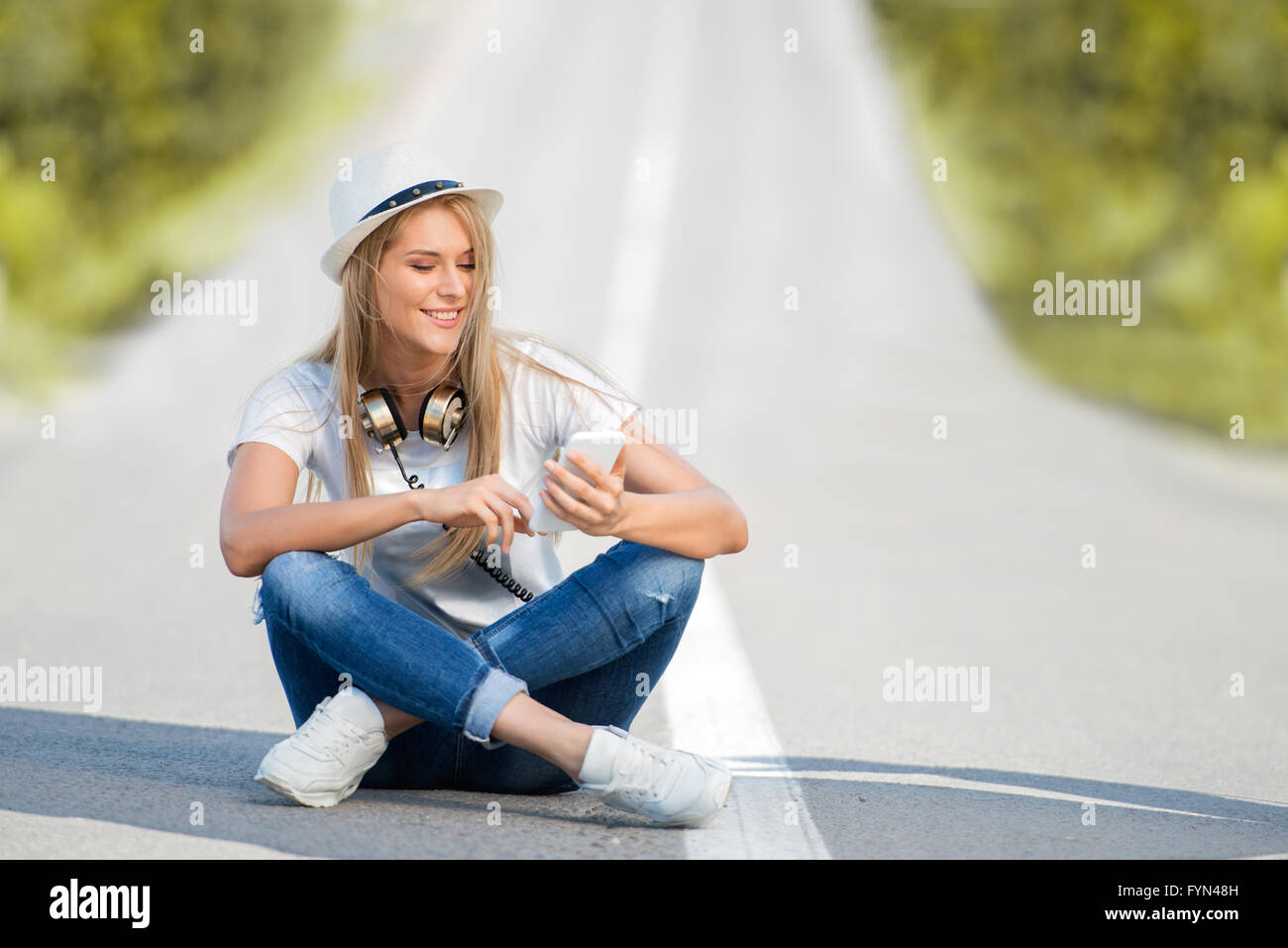 Pretty and smart Stock Photo - Alamy