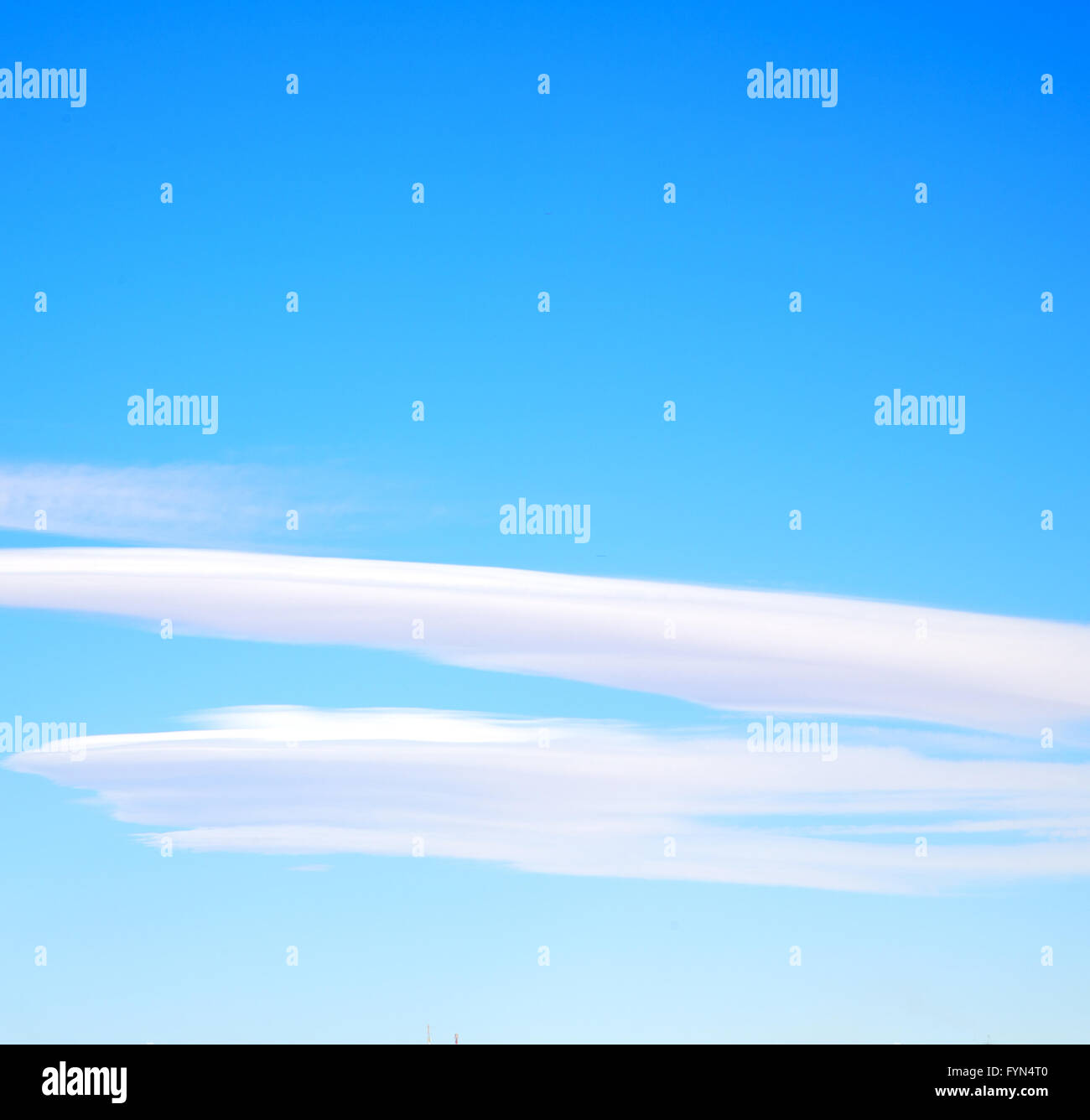 in the blue sky white soft clouds and abstract background Stock Photo ...