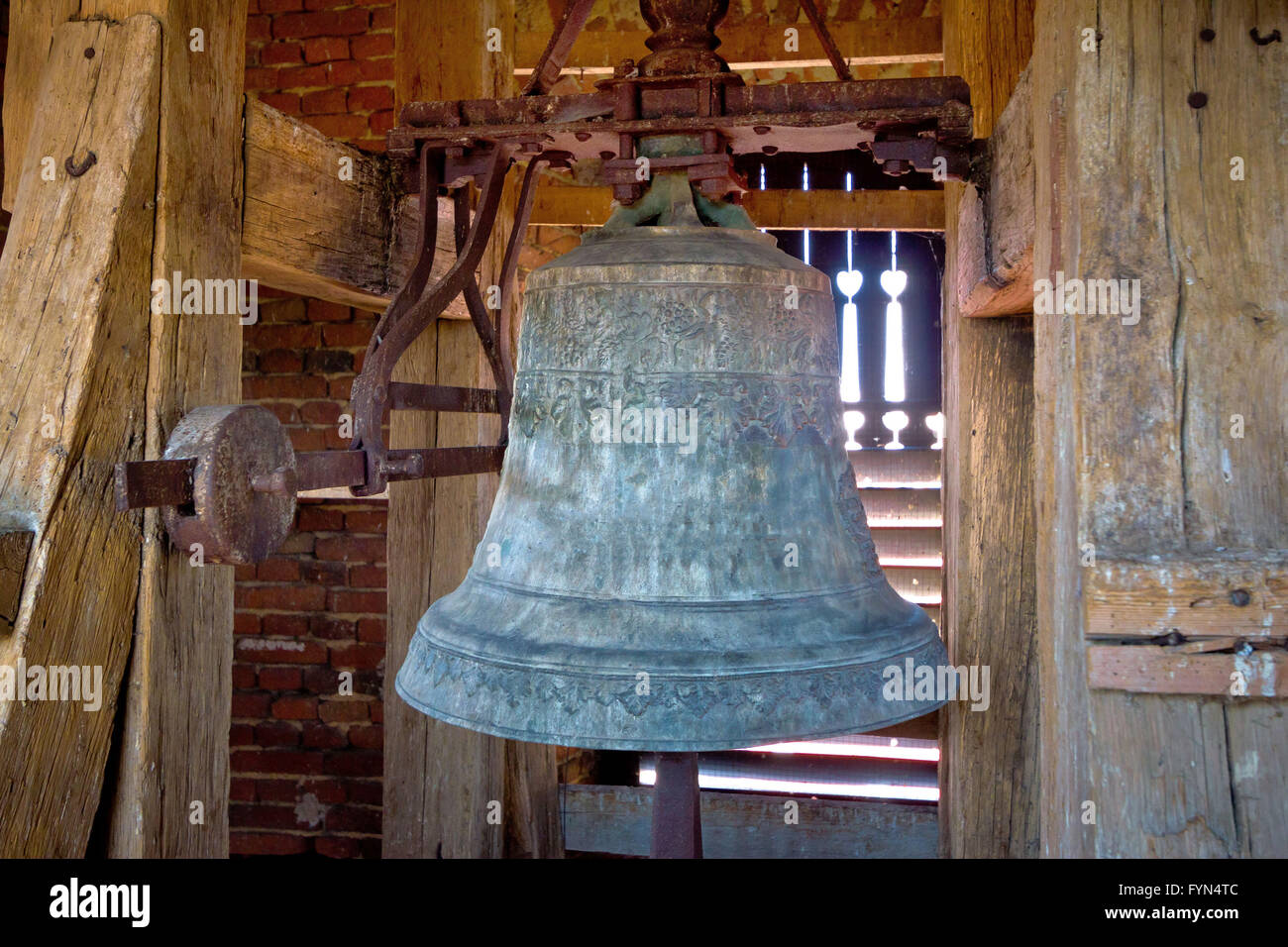 Old Church Bell Tower Stock Photo - Download Image Now - Church
