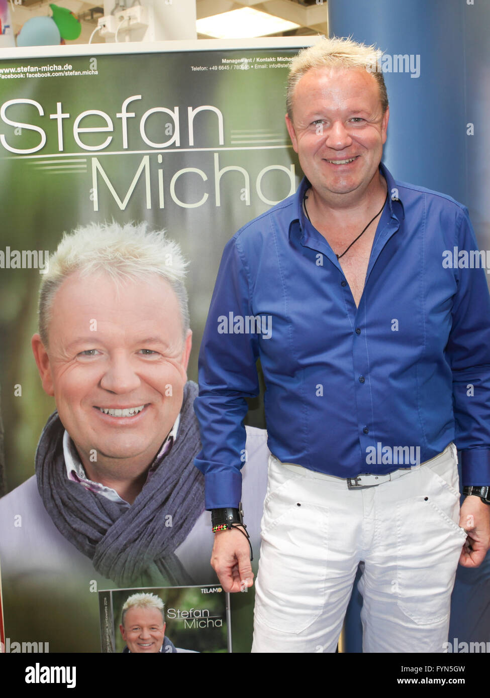 Singer Stefan Micha Stock Photo