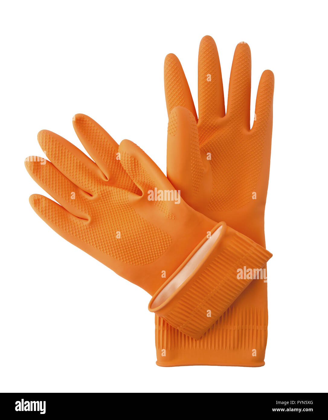 Household gloves. Stock Photo