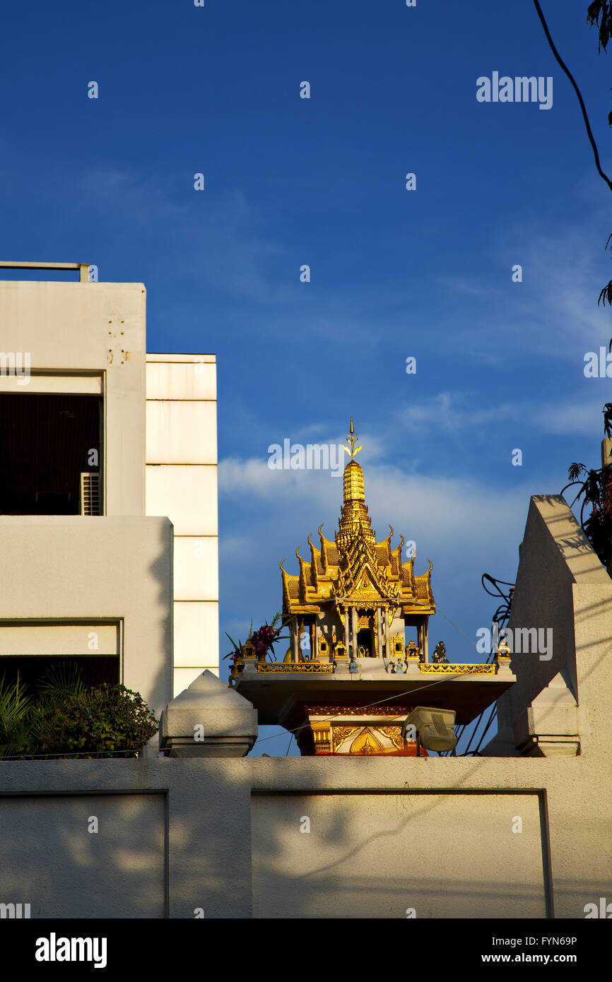 thailand asia in bangkok sunny temple religion mosaic Stock Photo - Alamy
