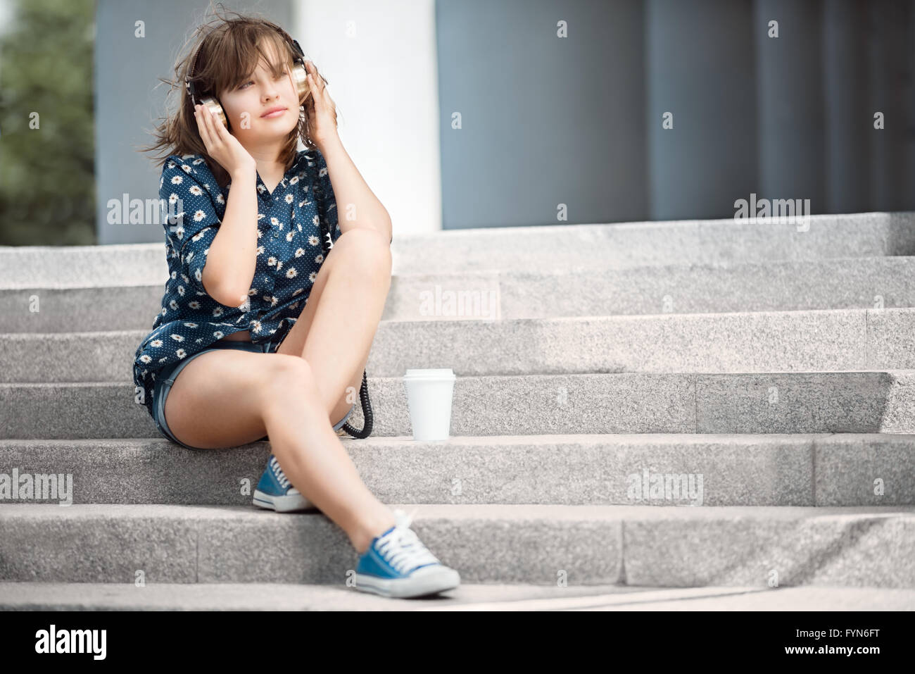 Feeling peace. Stock Photo