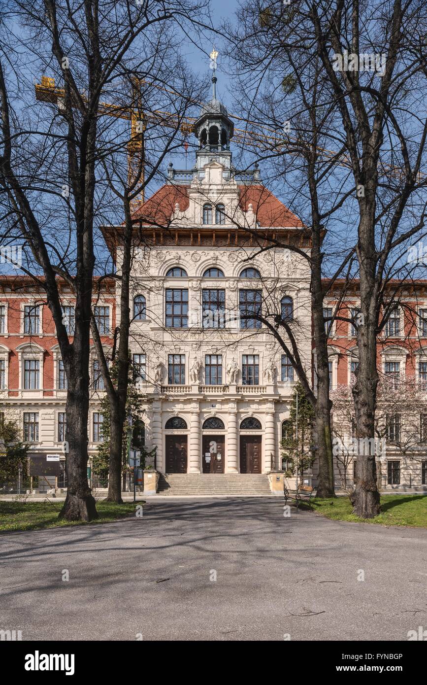 Wien, Universität für Bodenkultur (Boku), Gregor-Mendel-Haus Stock Photo