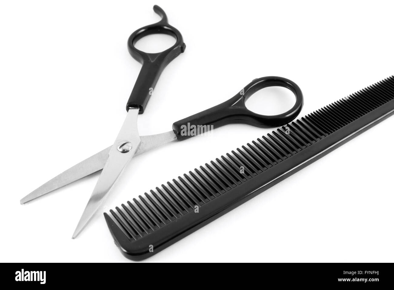 scissors and comb Stock Photo Alamy
