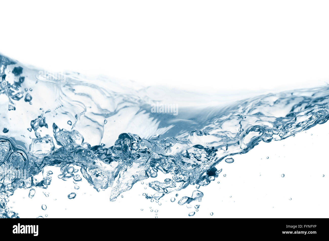 closeup of water waves isolated on white Stock Photo - Alamy