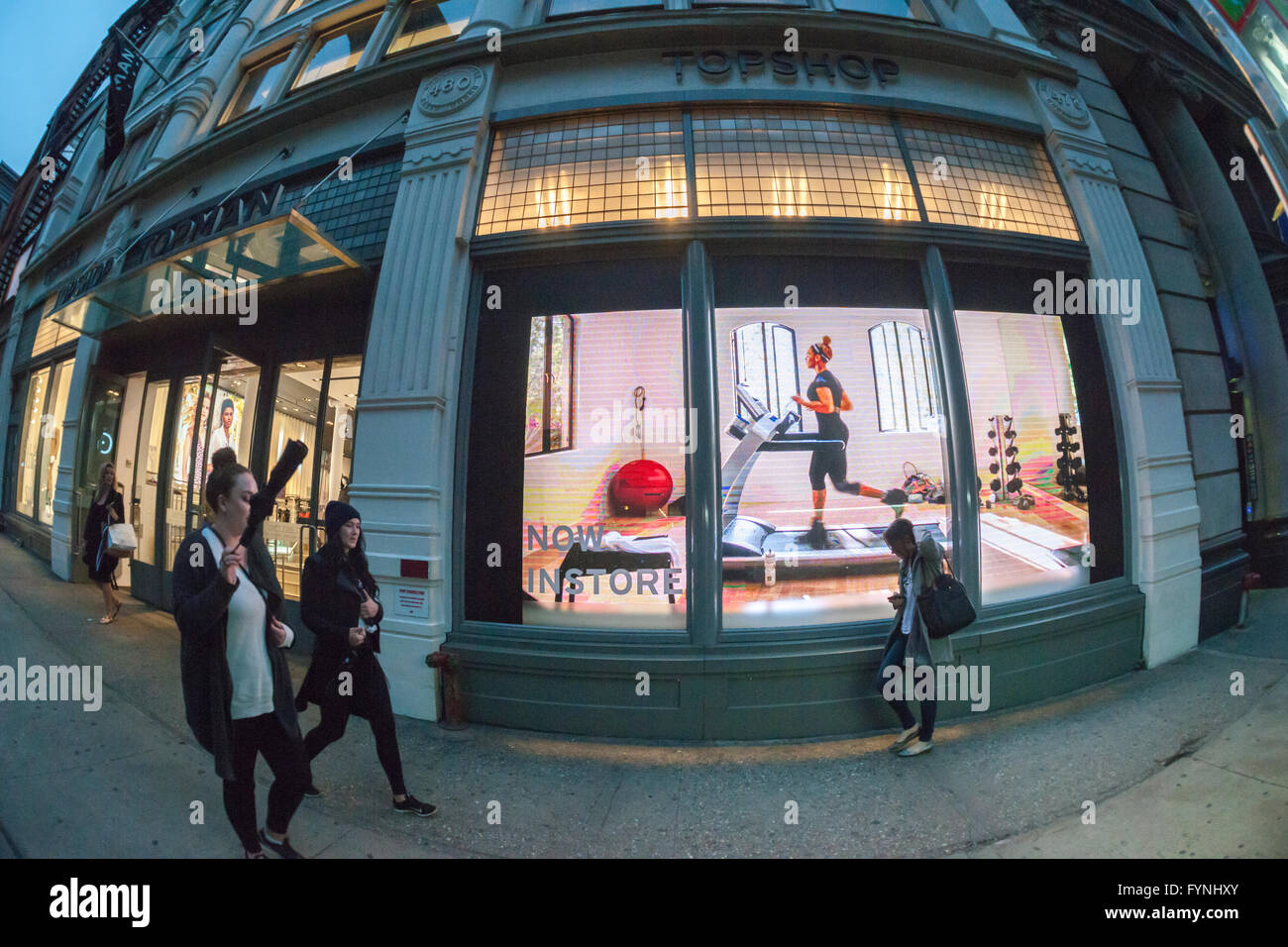 The Topshop Topman store in Soho in New 
