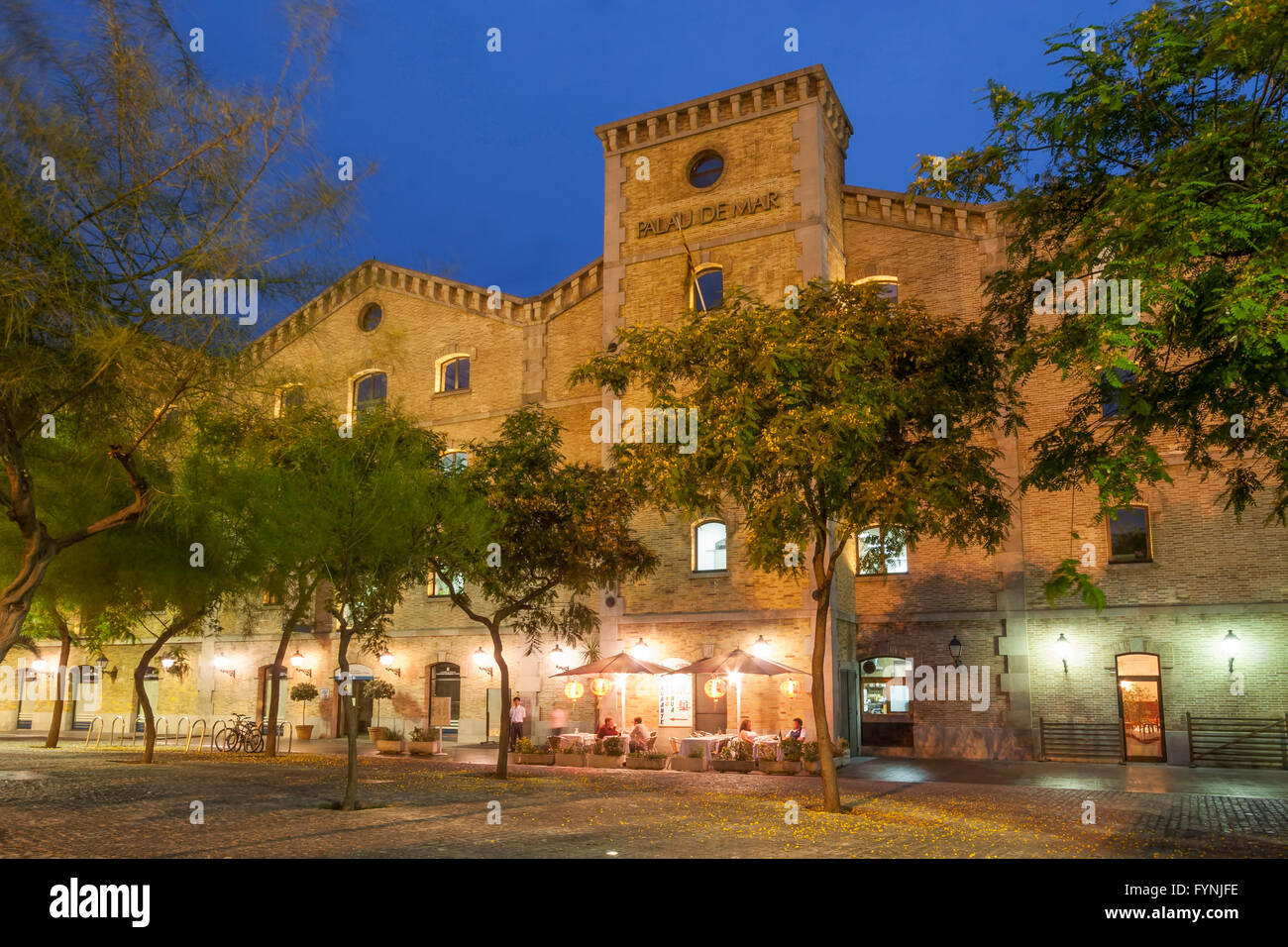 Palau de Mar,  port architecture s.XIX, Barcelona, Catalonia, Spain Stock Photo