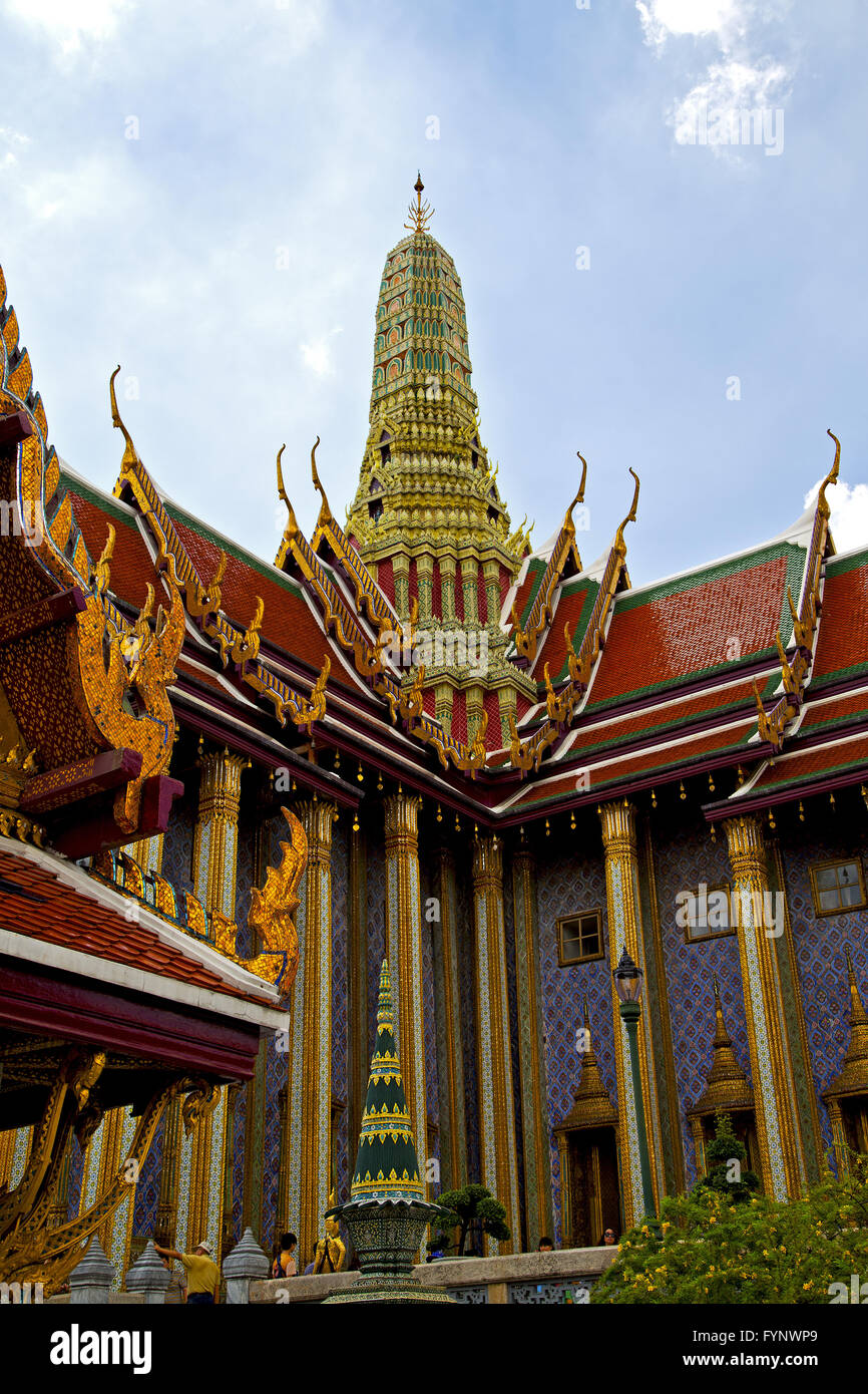 asia thailand in bangkok rain temple abstract flower Stock Photo - Alamy