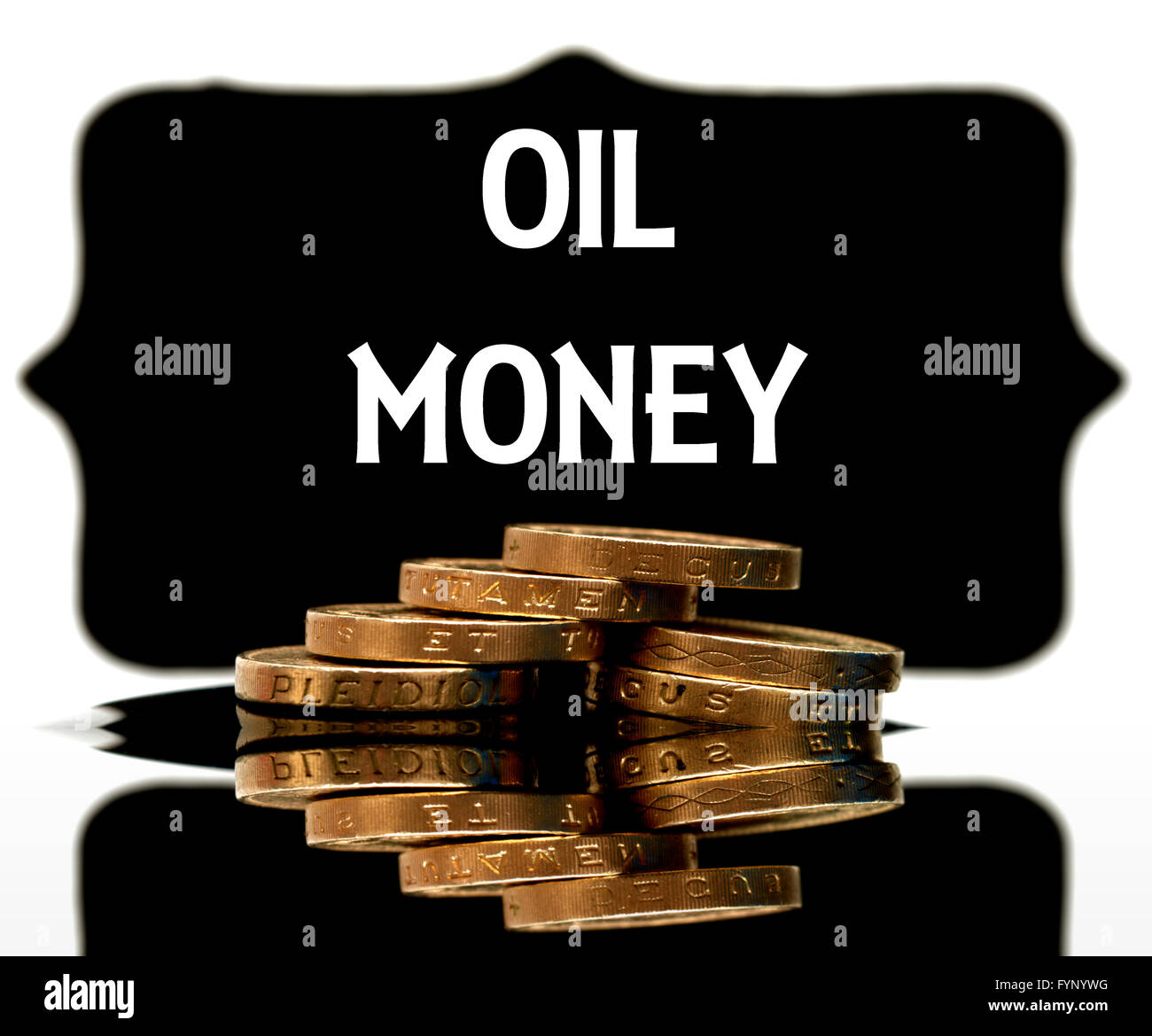 Oil money concept Stock Photo Alamy