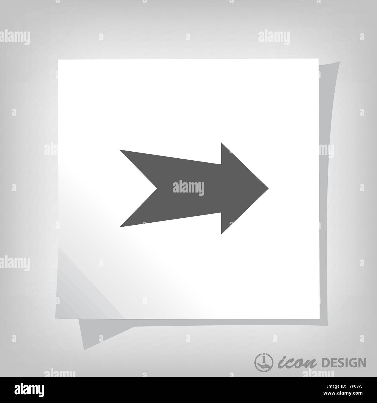 Arrow icon. Vector concept illustration for design. Eps 10 Stock Vector ...