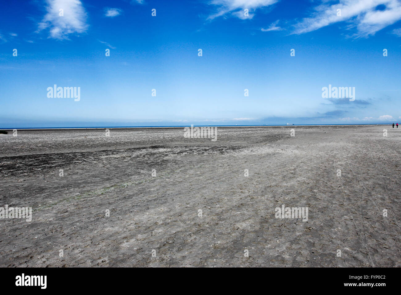 Hard packed beach Stock Photo - Alamy