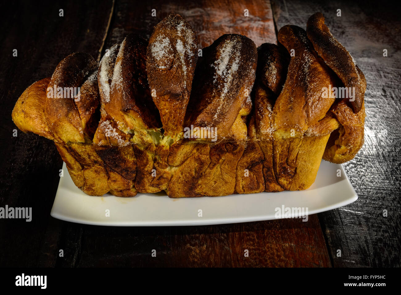 German yeast cake Stock Photo