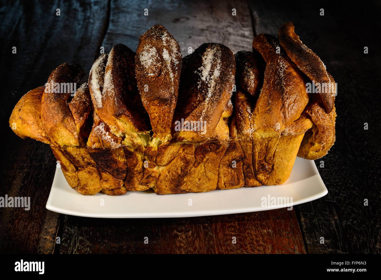 German yeast cake Stock Photo