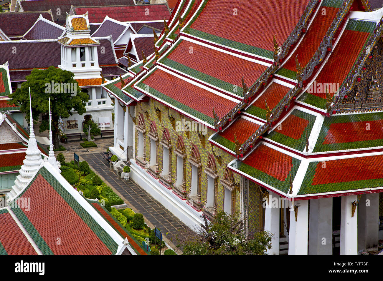 asia thailand in bangkok sunny garden Stock Photo - Alamy