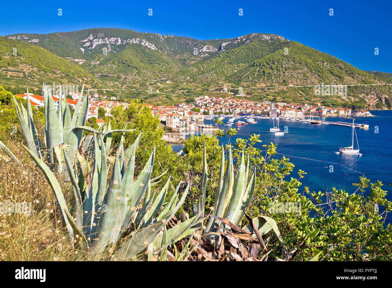 Beautiful sea yacht island on hi-res stock photography and images - Alamy