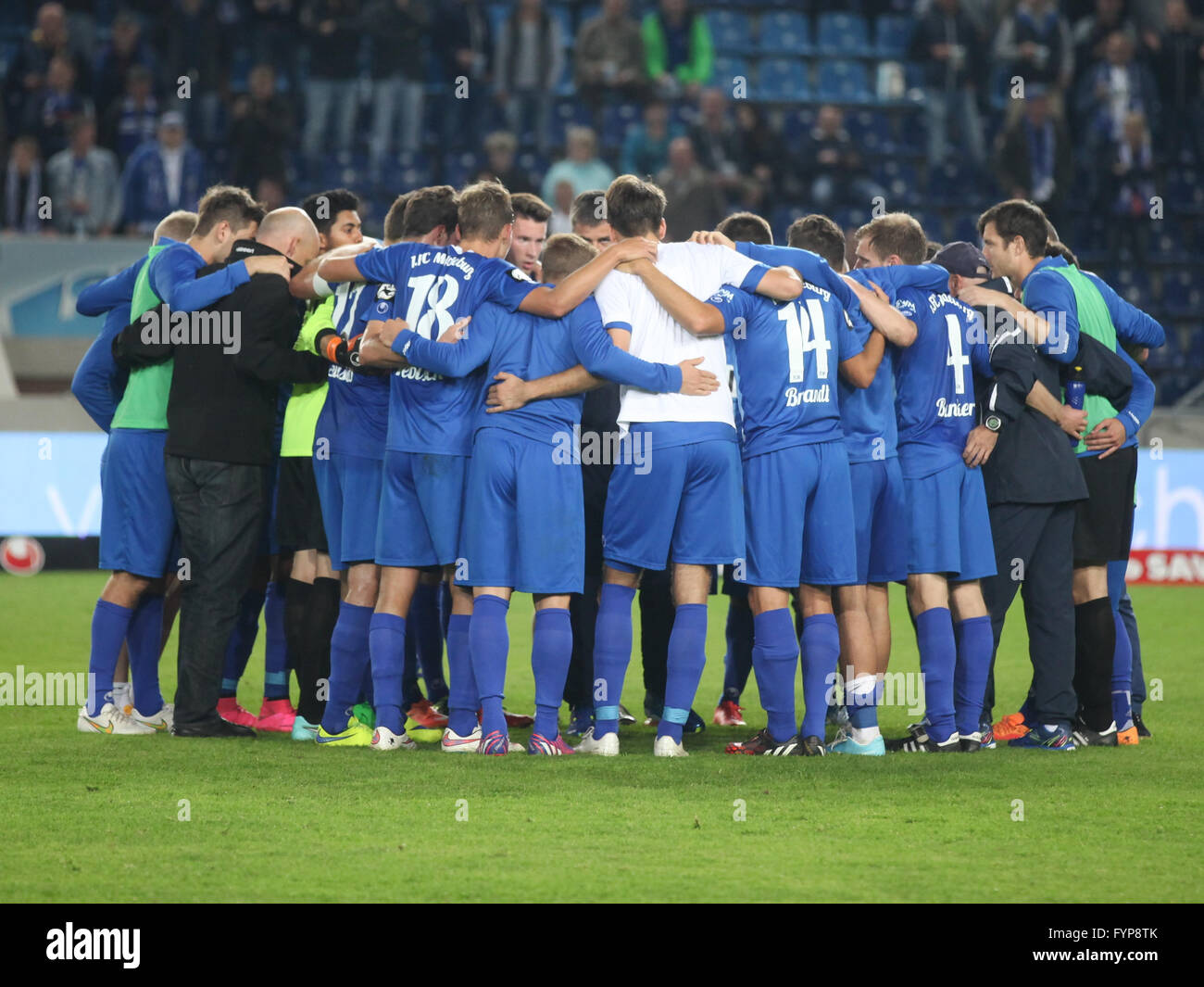 1.FC Magdeburg - VfL Osnabrück Stock Photo