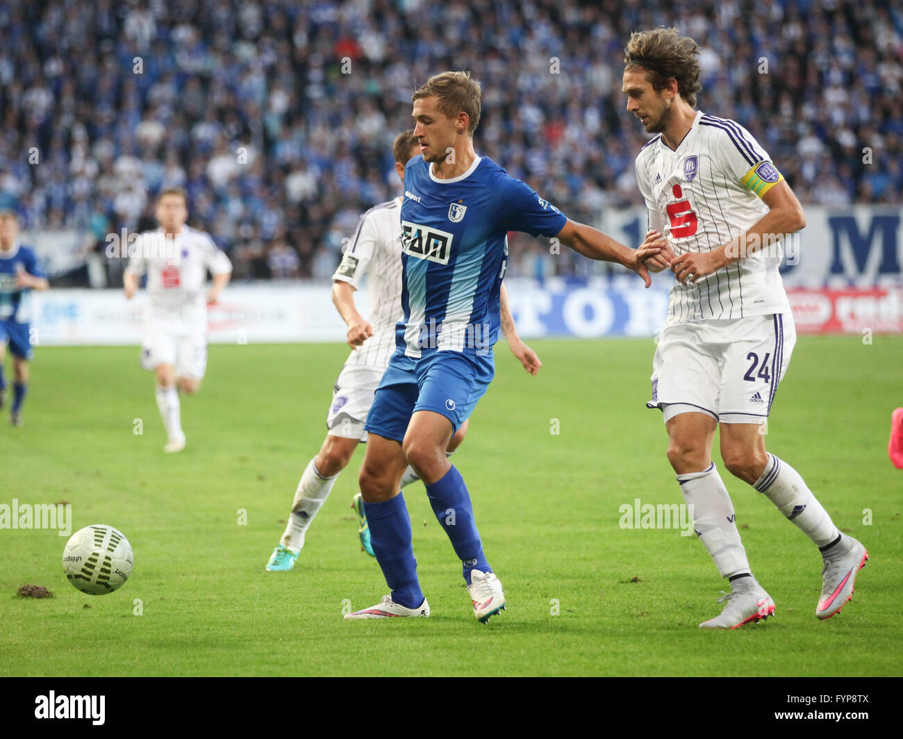 1.FC Magdeburg - VfL Osnabrück Stock Photo