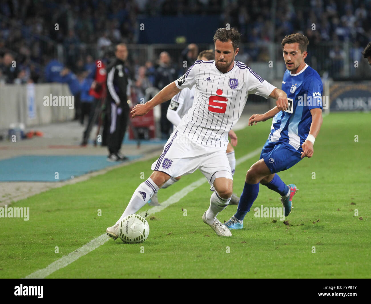 1.FC Magdeburg - VfL Osnabrück Stock Photo