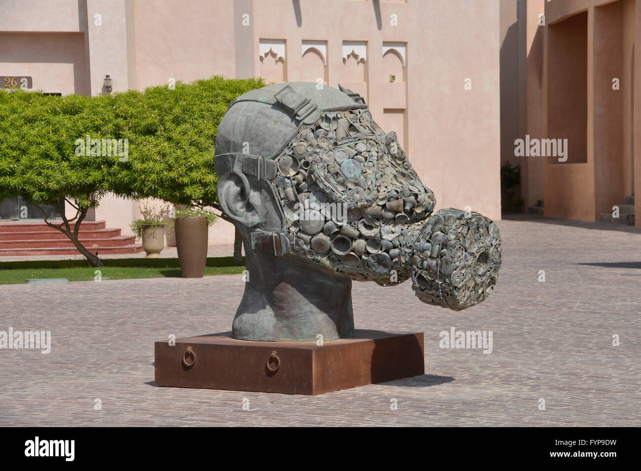 Kunstobjekt, Katara Cultural Village, Doha, Katar Stock Photo