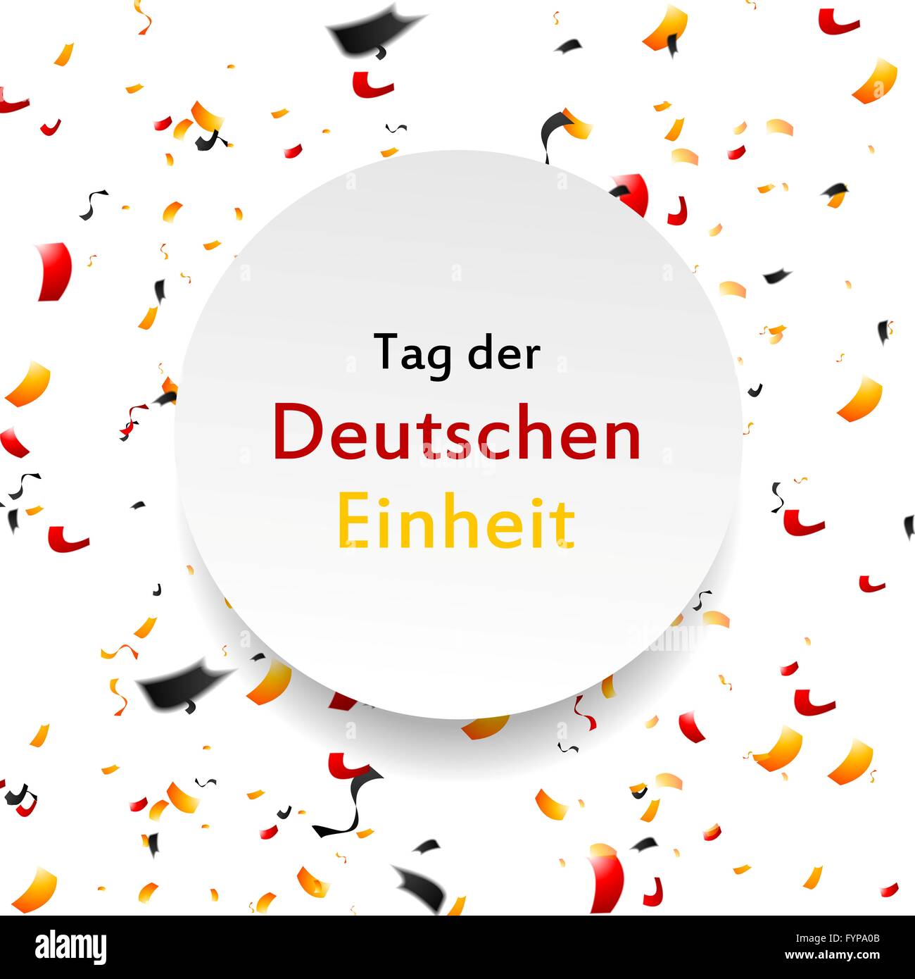 Day of German unity design. Tag der deutschen Einh Stock Photo - Alamy