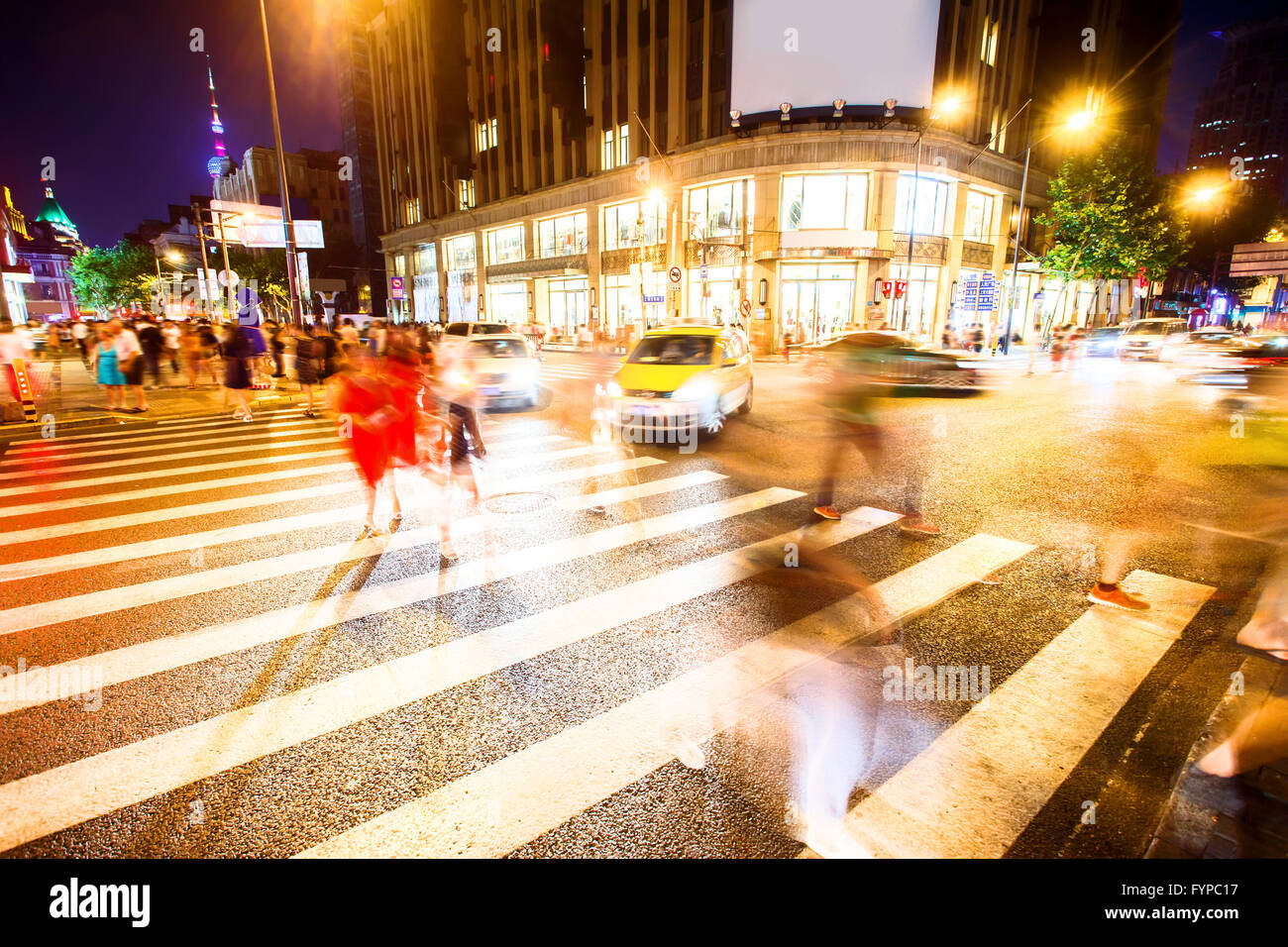Tokyo, Japan circa-2018. Crowds of people walking across