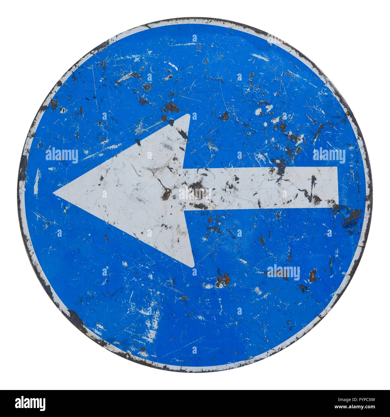 Sign keep left Cut Out Stock Images Pictures Alamy